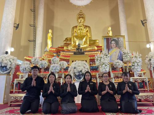 พช.พุทไธสง ร่วมพิธีสวดพระอภิธรรมพระบรมศพ สมเด็จพระนางเจ้าสิริกิติ์ พระบรมราชินีนาถ พระบรมราชชนนีพันปีหลวง